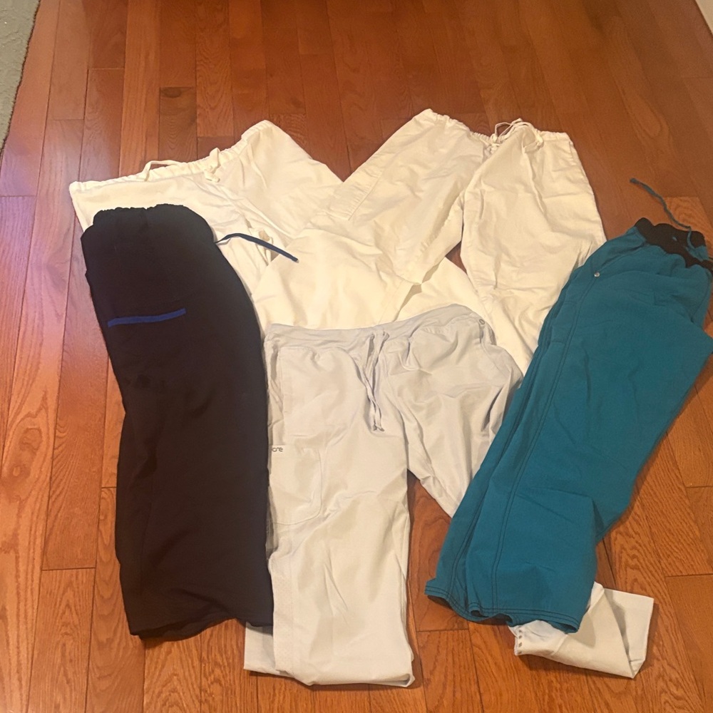 5 Assorted Scrub Pants Collection